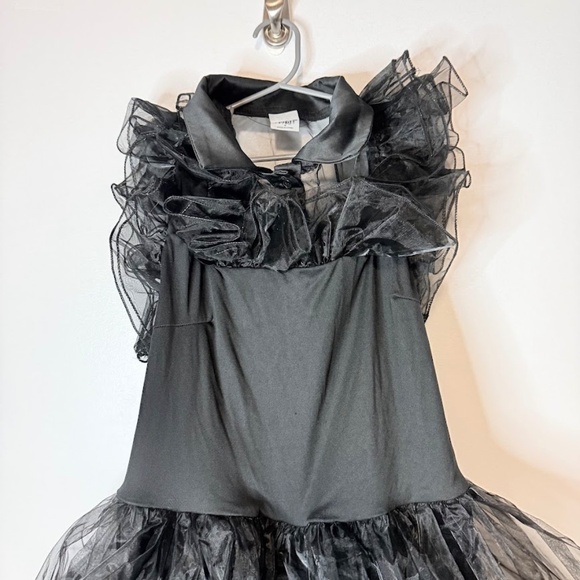 Spirit Halloween Wednesday Addams Goth Rave N' Dance Dress School Dance  Youth M - Picture 2 of 4